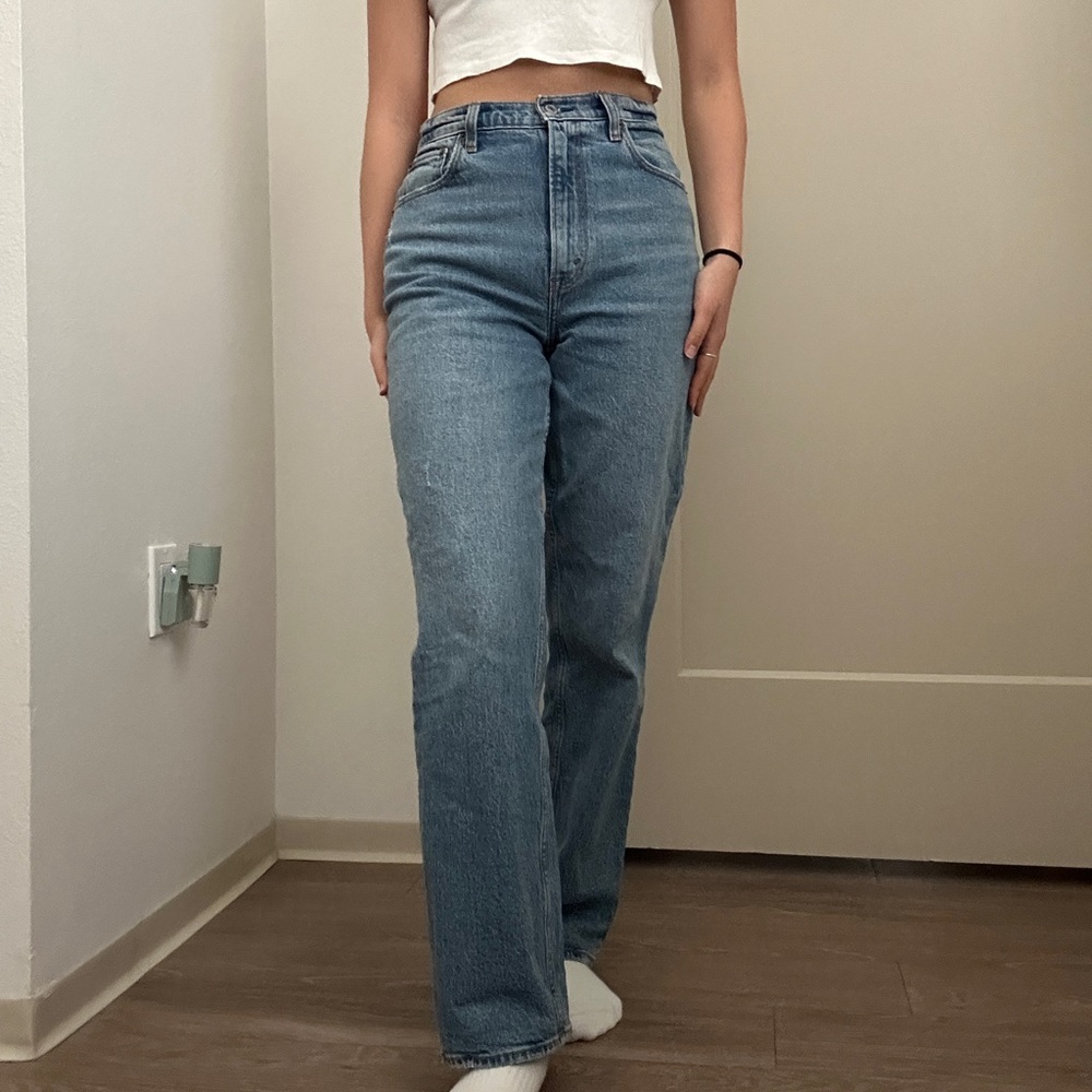 Abercrombie & Fitch high rise jeans